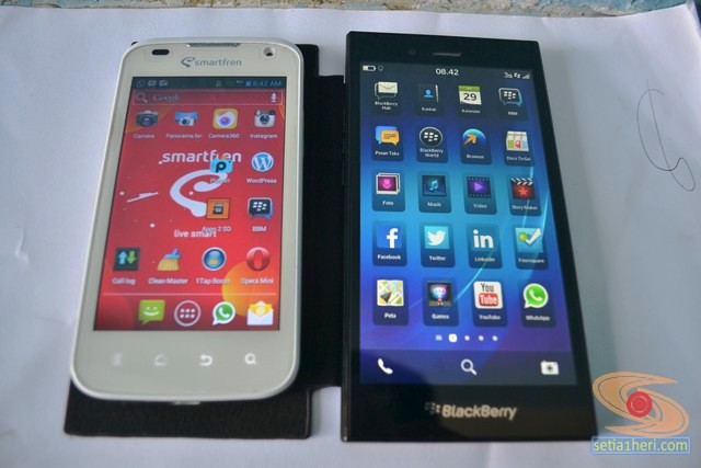 antara android smartfren andromax-i dan blackberry Z3
