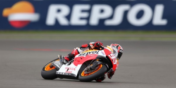 Marquez at FP Silverstone GP 2014
