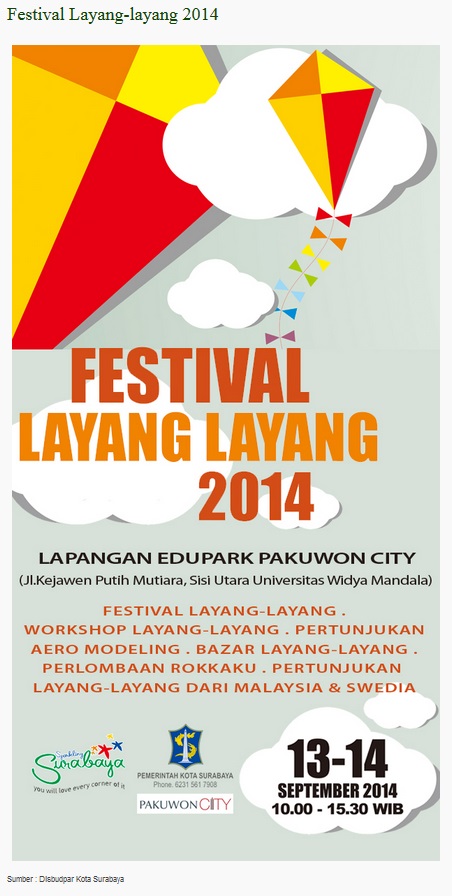 festival layang-layang surabaya 2014
