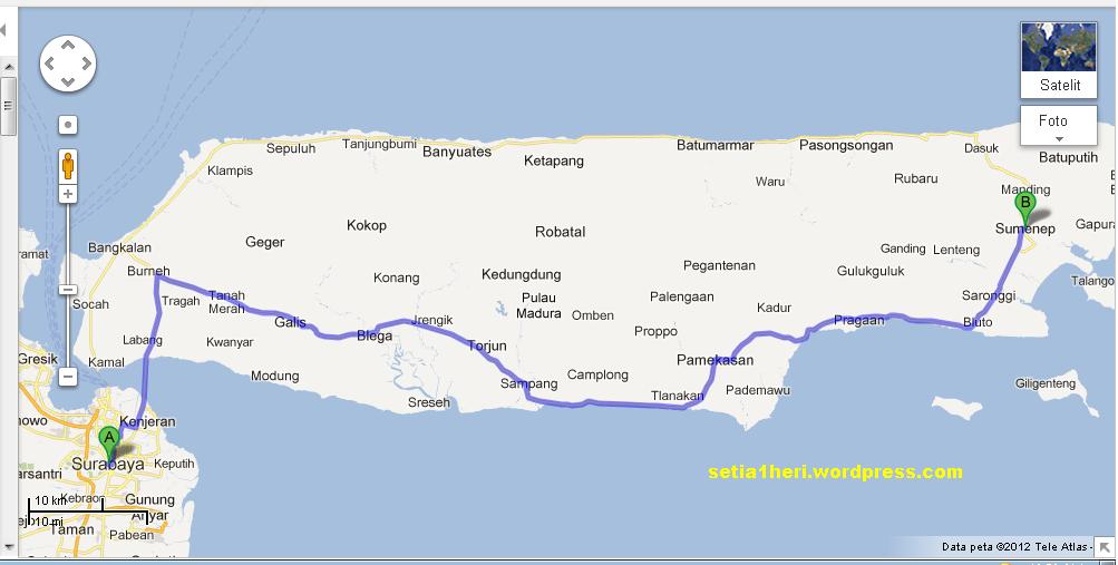 Daerah Rawan Bencana di Jalur mudik Area Jawa Timur 2013 