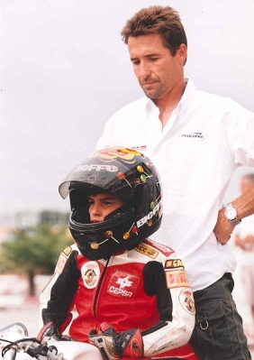 little marc marquez and his daddy