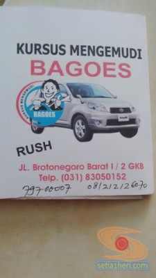 Belajar nyetir mobil toyota rush di Bagoes gresik (2)