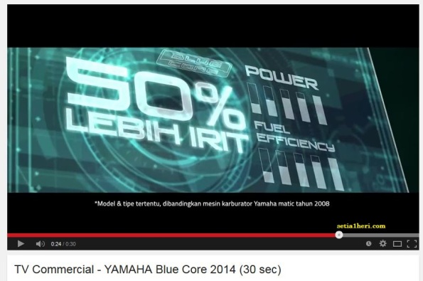 irit BBM dengan Yamaha Bluecore